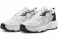 White and Black Chunky Lifestyle Sneakers