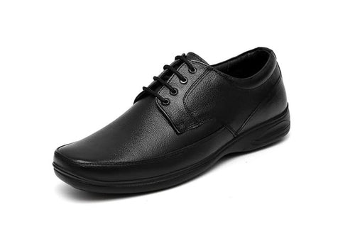 Pure Leather Lace up Formal Shoes for Men (Size-UK-8 (Color-BLACK)
